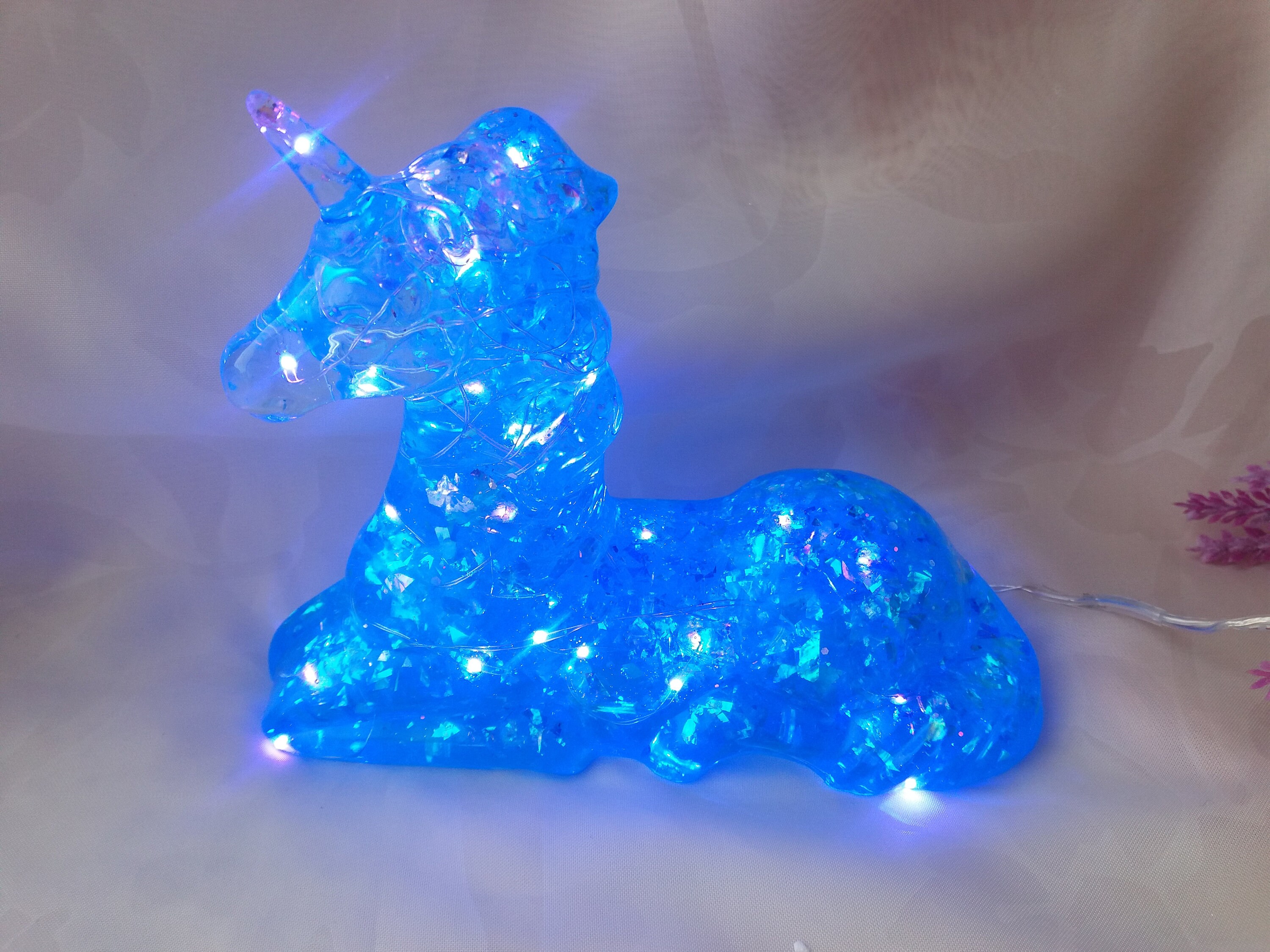Magic Unicorn Lamp Kidsroom night Light Family gift Sparkle Etsy