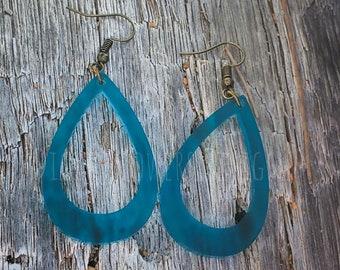 Frosted Acrylic Earrings