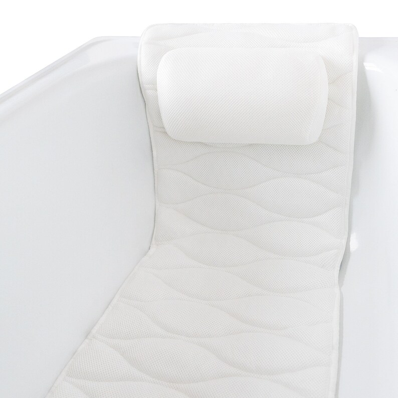 Full Body Bathtub Pillow For Tub Bath Pillows For Tub Neck Etsy