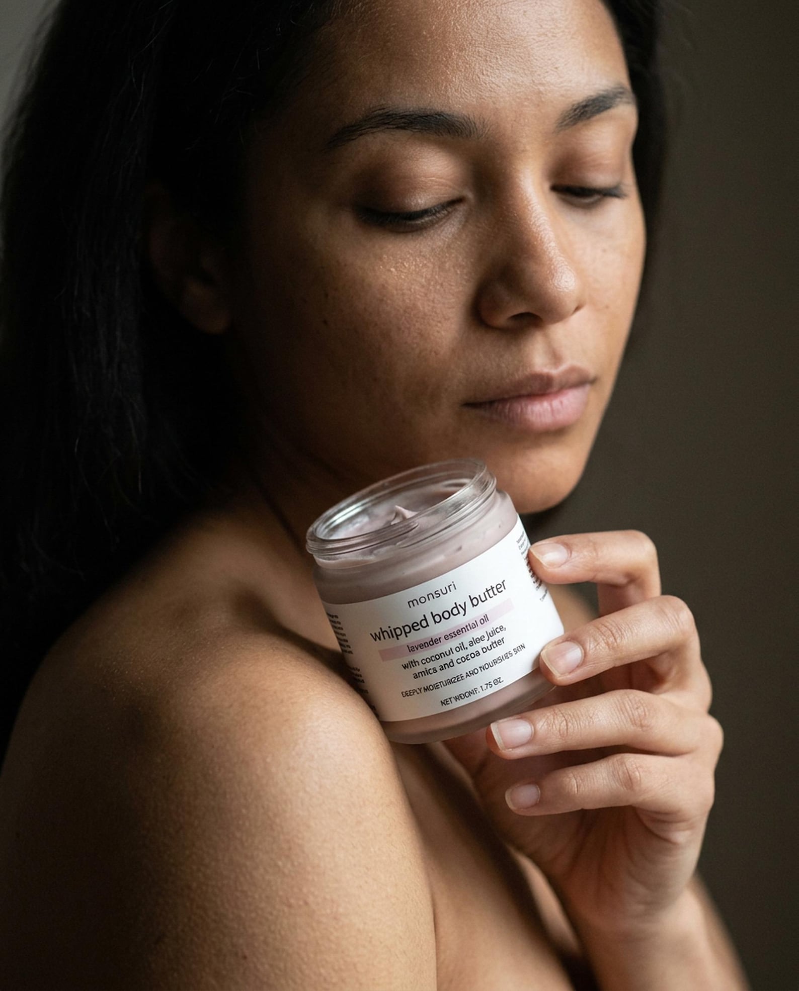Lavender Lotion in a Jar, Whipped Cocoa Body Butter With Aloe and ...