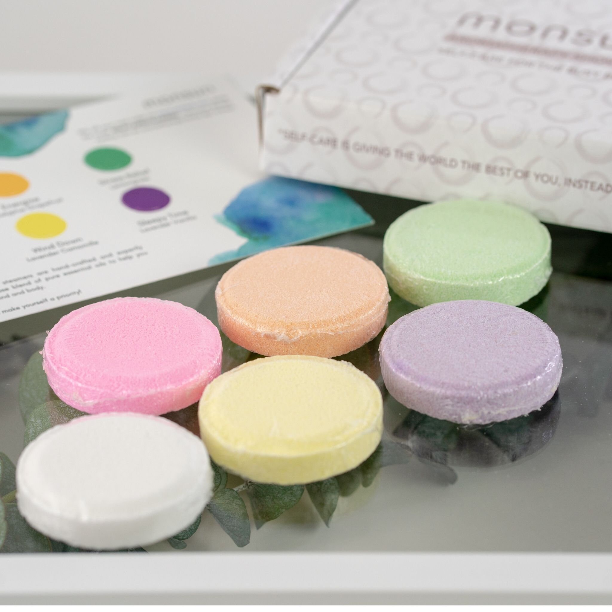 Shower Bombs Aromatherapy Gift Set Self Care Products Shower Etsy