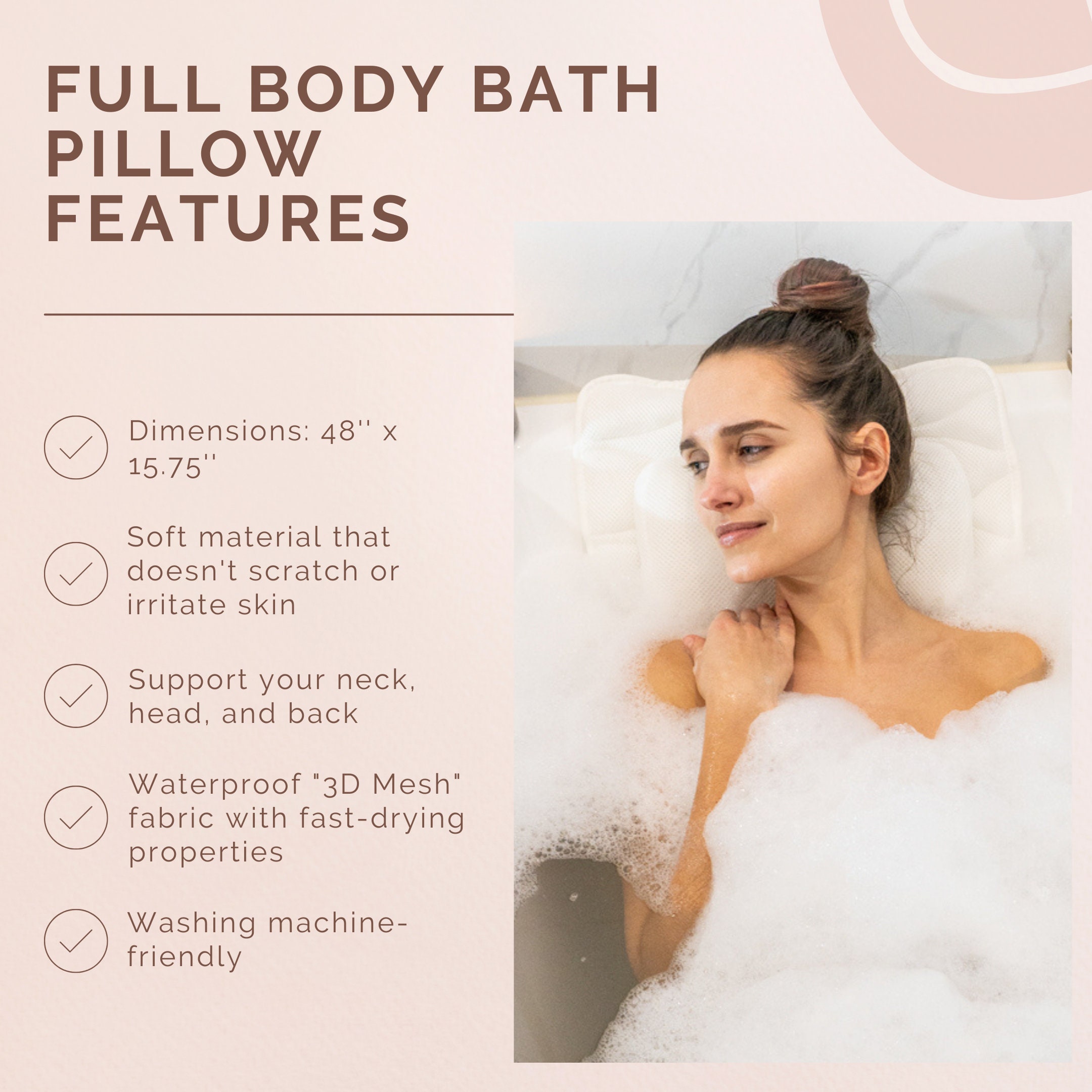 Bath Tray and Bath Pillow - Monsuri