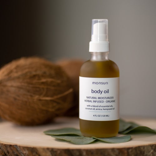 Natural Body Oil Massage Organic Body Oil for Dry Skin With Etsy