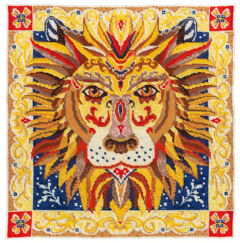 Tapestry Kit, Needlepoint Kit Animals Lion Etsy UK