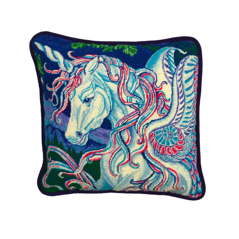 Tapestry Kit, Needlepoint Kit - Mythical Creatures - Unicorn