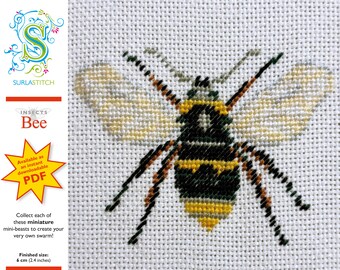 Small Insects - DIY Instant Digital Download PDF Chart - Petit-Point - Ladybird