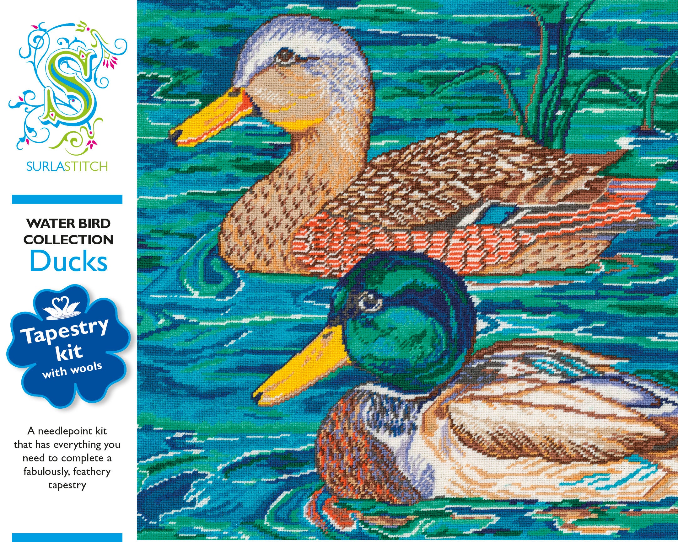 Duck Pond Needlepoint Kit