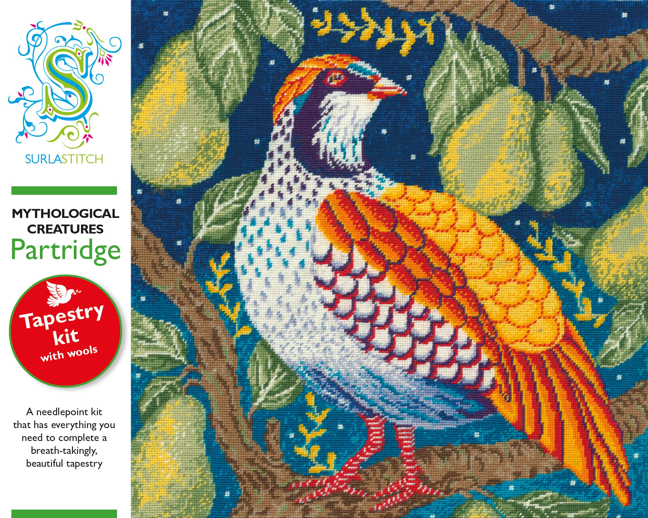 Tapestry Kit, Needlepoint Kit - Birds - Partridge - Etsy