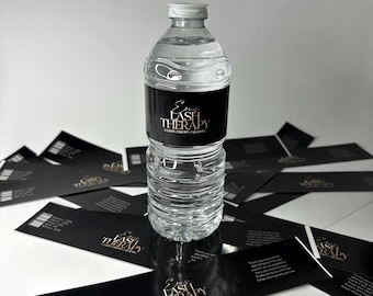 Personalised Water Bottle Labels – Custom Party Favours for Events, Birthdays, Weddings & Business Branding