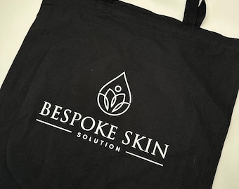 Custom Logo Tote Bag: Personalized Business Gift, Reusable Canvas