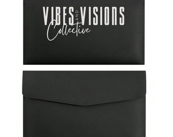 Custom PU Leather A4 Folder – Branded Document Organiser & Tablet Sleeve