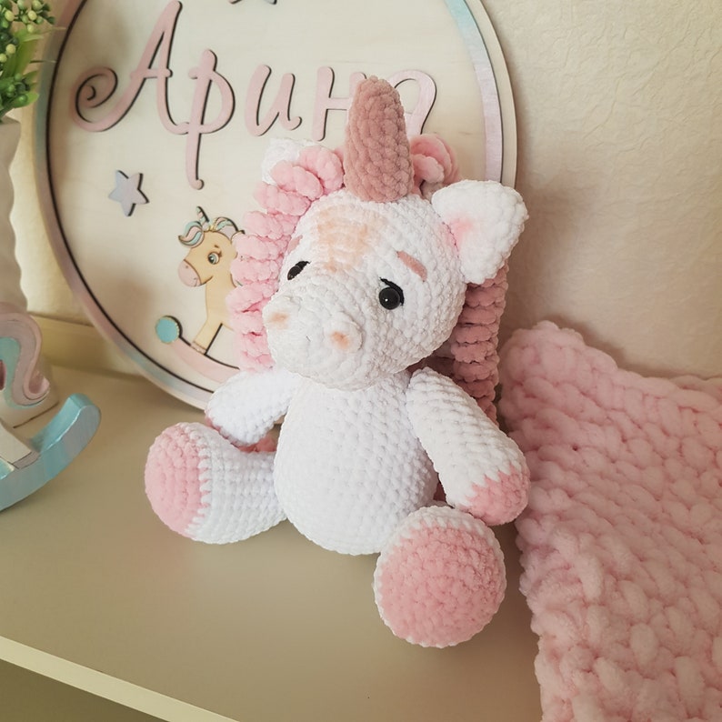 Newborn Gift First Birthday Gift Magical unicorn doll Unicorn Stuffed Animal Flower Girl Gift Unicorn toy plush unicorn soft toy
