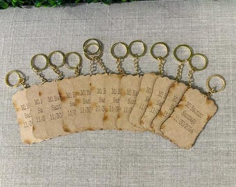 Llaveros de madera para bautizos Recuerdos de bautizo personalizados Llaveros de madera Recuerdos para bautizo