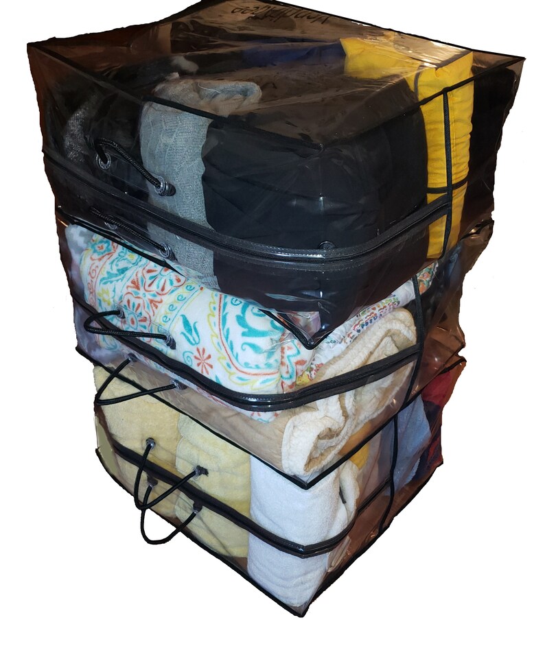 Zipper Storage Bags 3Pk for Comforters Linens Pillows Etsy