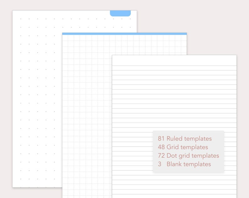 Dynamic Template Bundle for Goodnotes 6 | .gntemplate | Editable Size ...