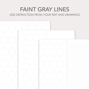 Hexagonal Organic Chemistry Paper Templates PDF Digital, Printable - Etsy