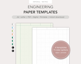 Engineering paper templates | PDF | Digital, Printable