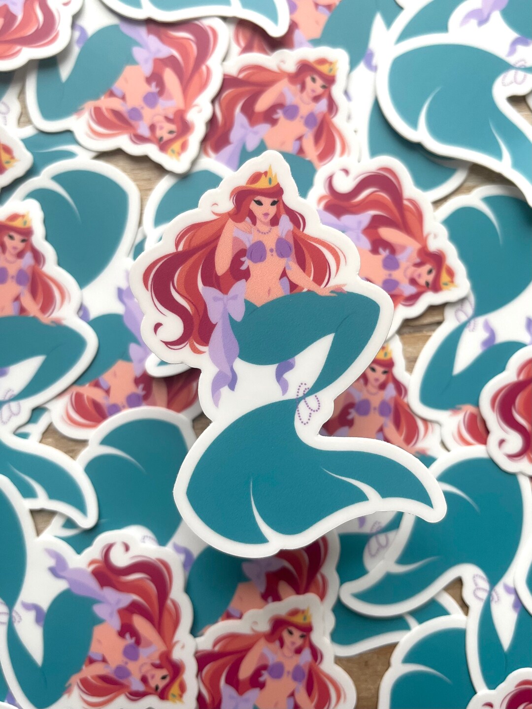 DTIYS Ariel Vinyl Sticker - Etsy