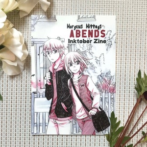 Illustrated Artbook: Rising Sun and Sunset Sky Zine