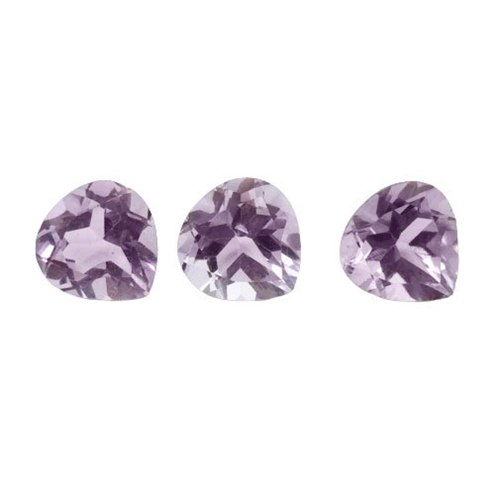 Taglio cuore gemma ametista rosa 6x6x4 mm Pietra sciolta di Etsy