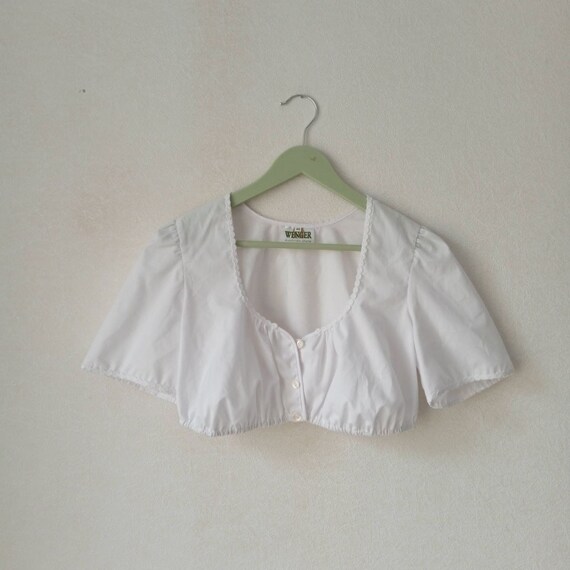 Vintage Austrian Dirndl top, Dirndl blouse, Vinta… - image 10