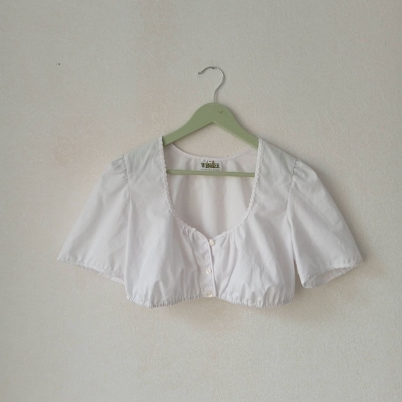 Vintage Austrian Dirndl top, Dirndl blouse, Vinta… - image 1