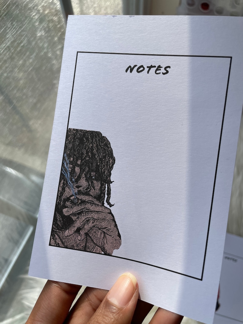 Melanin Prints Notecards Blank Cards Stationary Men Kollection I Original Art| Notes Gifts Desk Paper