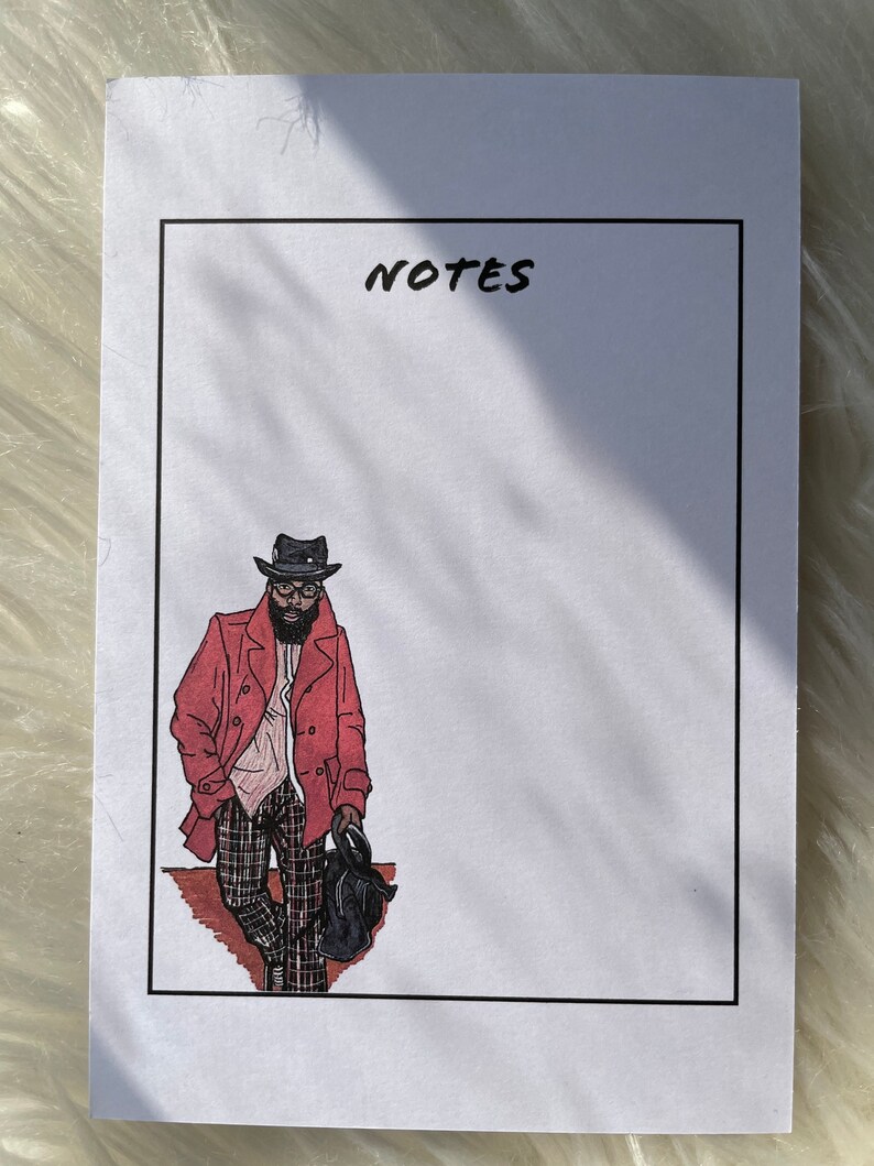 Melanin Prints Notecards Blank Cards Stationary Men Kollection I Original Art| Notes Gifts Desk Paper