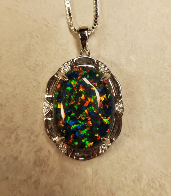 Large black opal clearance
