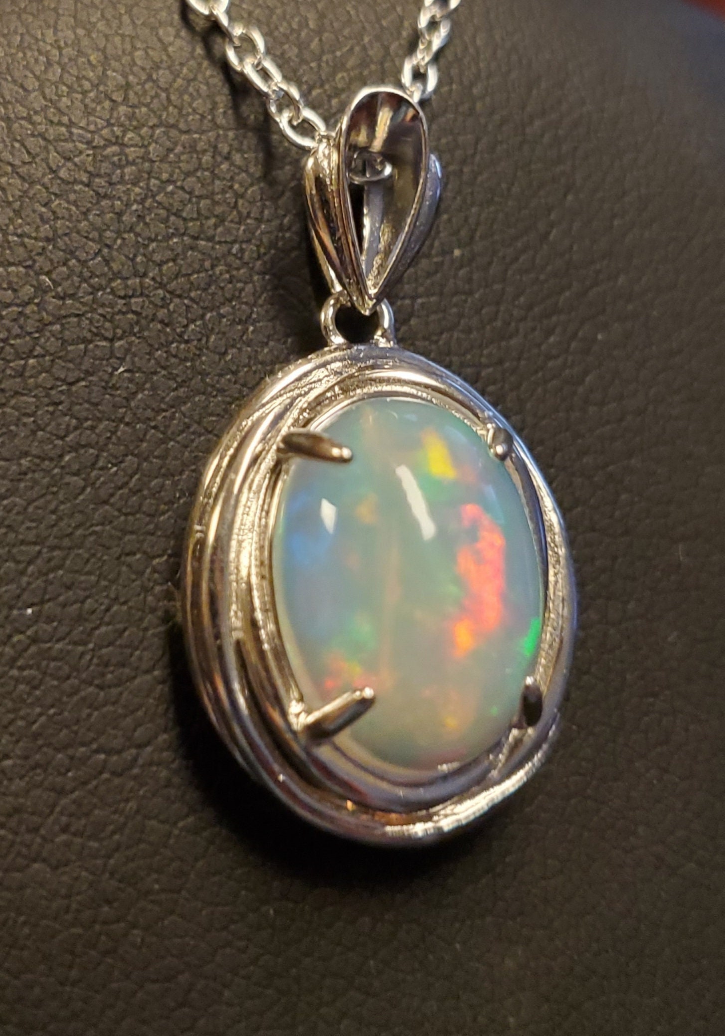 AAA Beautiful Natural Ethiopia Opal Stone 10.5x14.5mm Oval Opal Cabochon,  Welo Opal Polished Ring Stone, Multi Fire Opal Loose Opal Gemstone 
