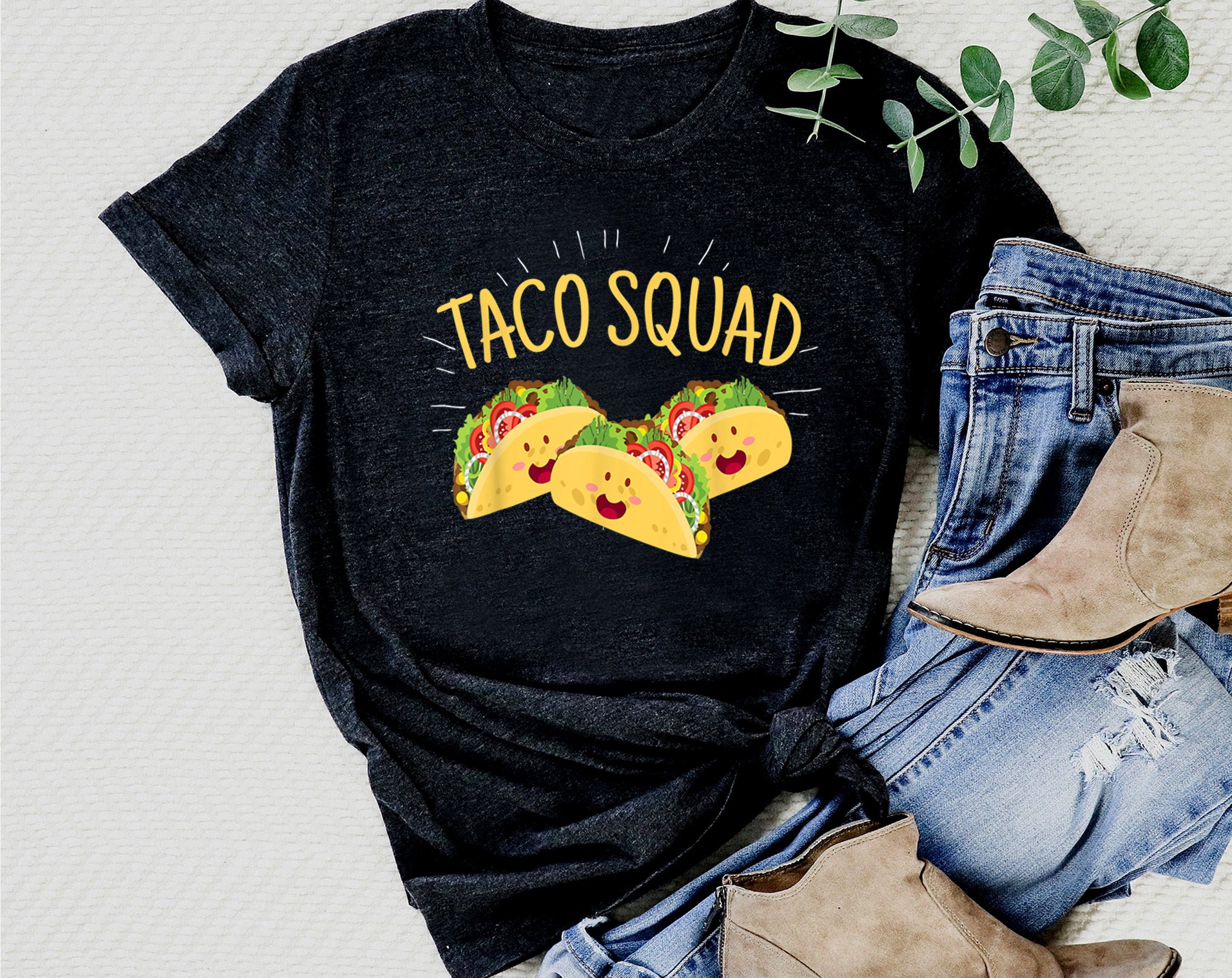 Funny Taco Squad TShirt Cute Mexican Food Lover Tee Gift | Etsy
