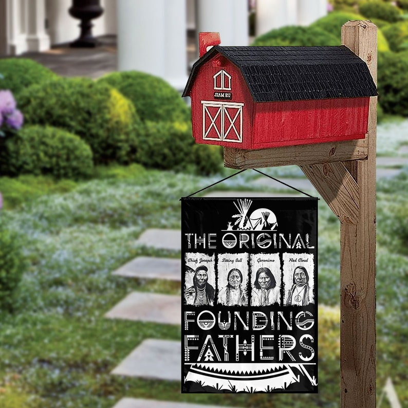 The Original Founding Fathers Native American Flag Indian Etsy