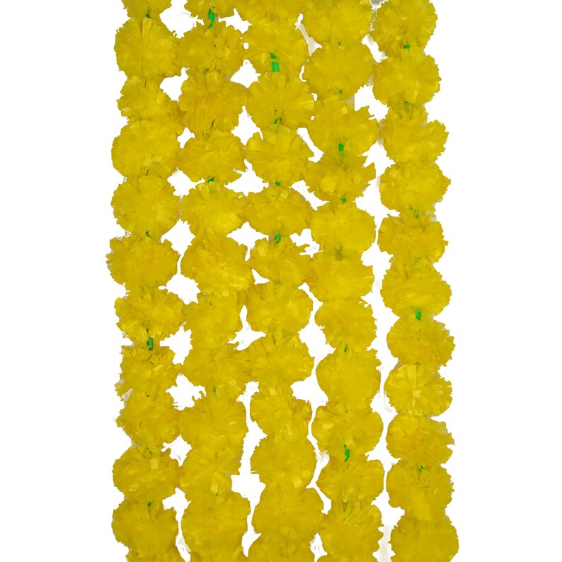 Marigold Floral Garlands 5 pc set Etsy