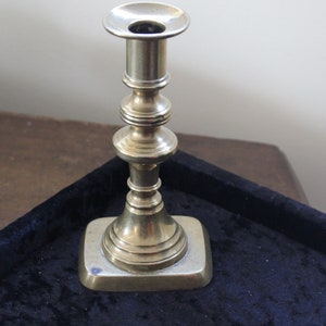 Victorian Age Brass Candleholder (Push-up)
