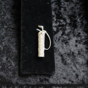 Golf Bag Brooch in Silver tone