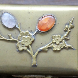 Small Metal (wood  inside) Cig Box made in China from 1920&#39;s/30&#39;s