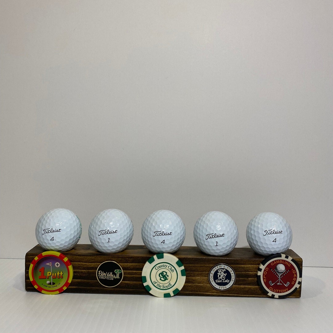 Golf Ball Display Shelf, Ball Marker Display, Golf Divot Tool Display Etsy
