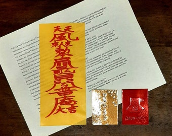 GESCHÄFTSGLÜCK Bujeok, Fortune Fulu, Talisman, 符 箓