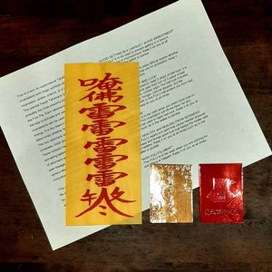 REPEL EVIL SPIRIT Bujeok, Fortune Fulu, Talisman, 符箓, 부적