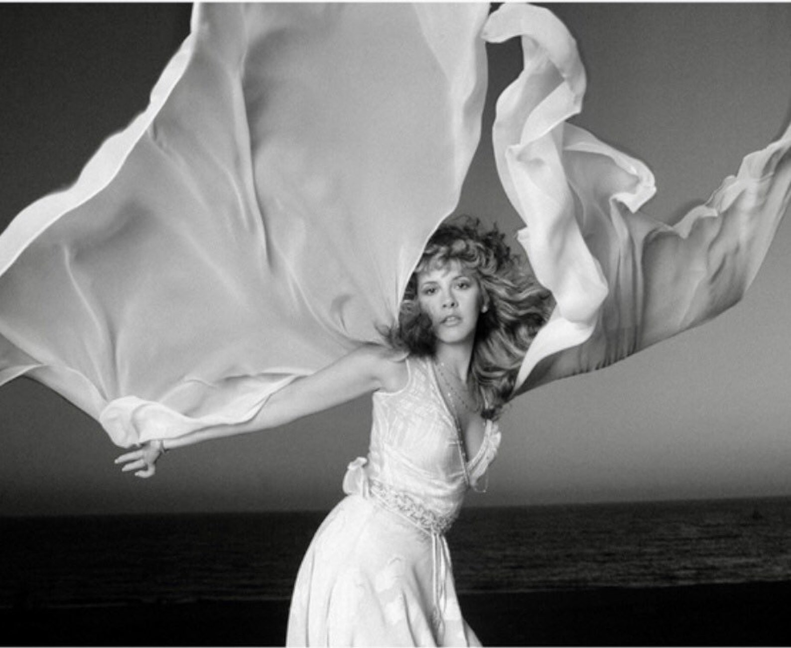 STEVIE NICKS 8x10 Framed Photo White Flowing Dress | Etsy