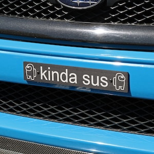 Billetworkz &quot;Kinda Sus&quot; License Plate Delete