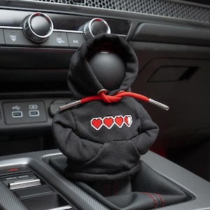 Mini Shift Knob Hoodie - Life Hearts, Gear Shift Hoodie
