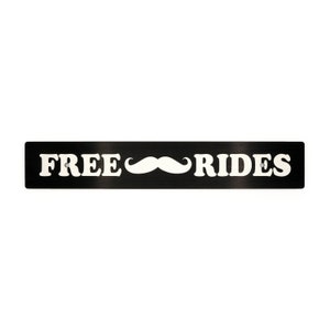 Billetworkz "Free Rides" License Plate Delete