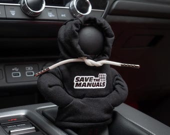 Mini Shift Knob Hoodie - Save The Manuals, Gear Shift Hoodie