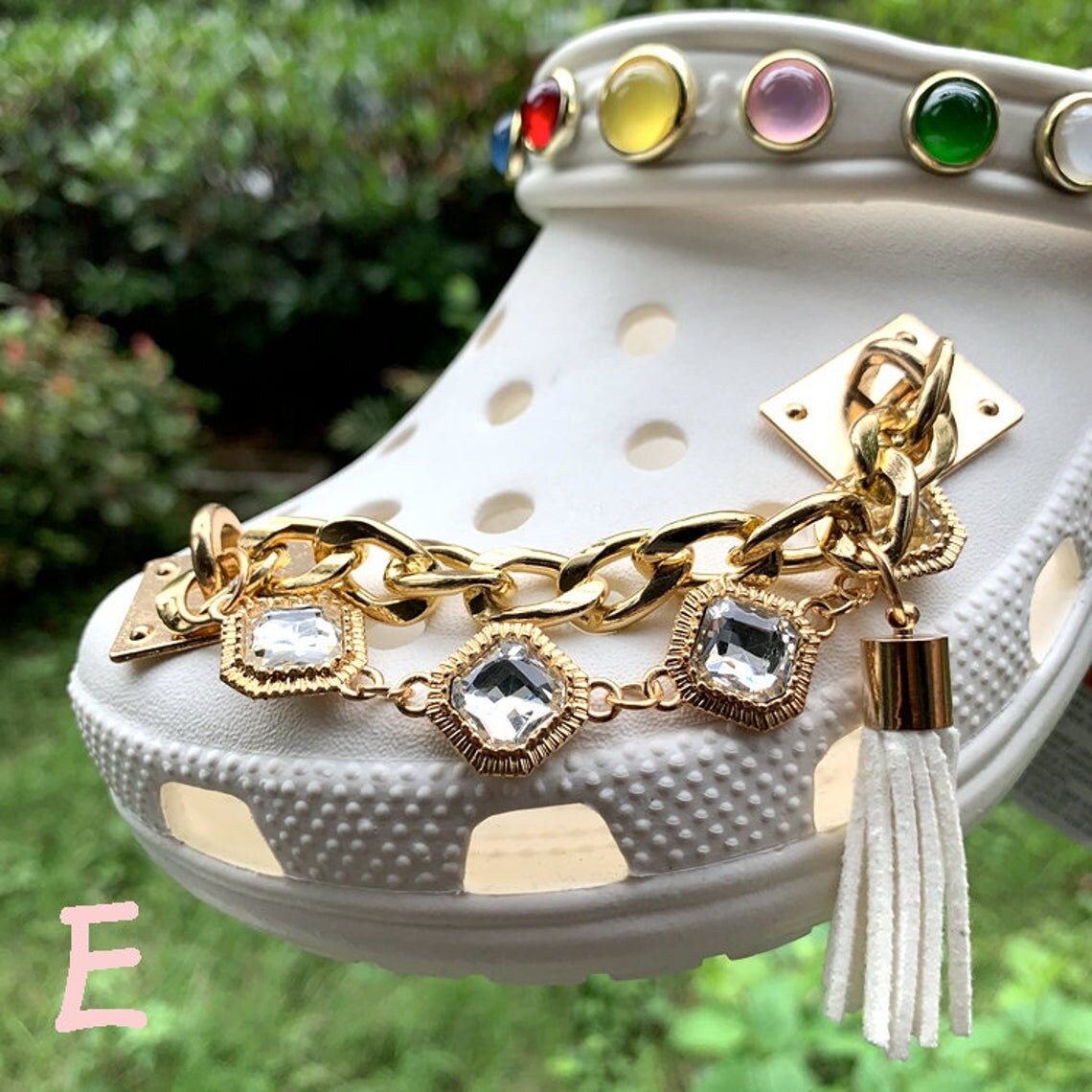 Croc Charms Chain Bling Croc DIY Metal Chains Pins Shoe Etsy
