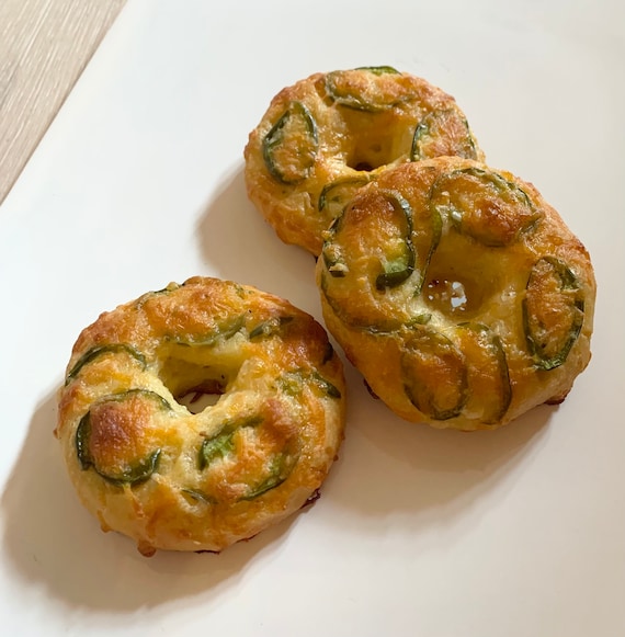 KETO Jalapeno /cheddar Cheese Bagels Etsy