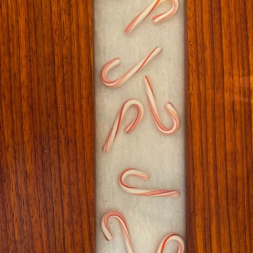 Candy Cane Epoxy Serving shops Tray