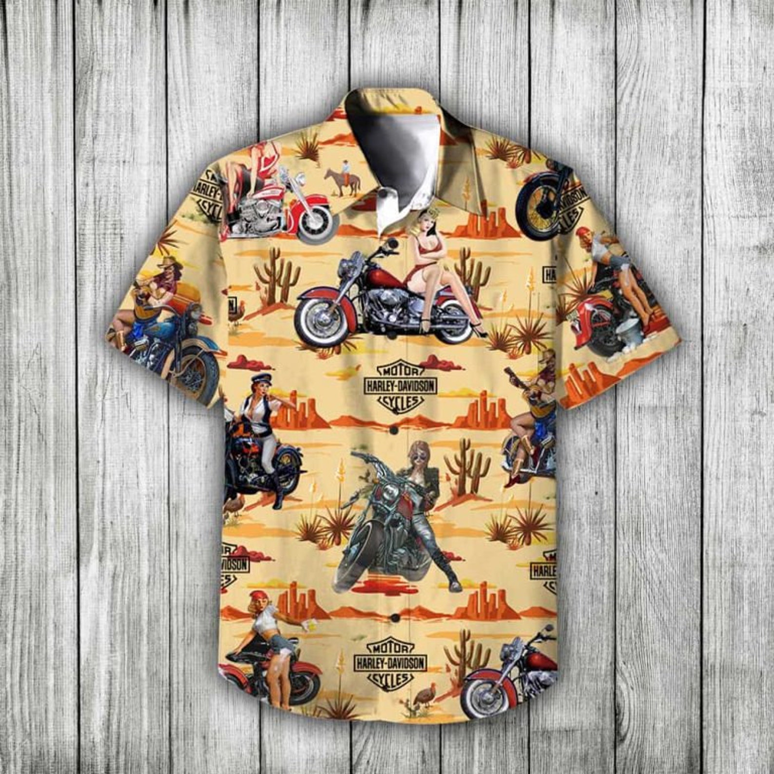 Aloha Harley Davidson Motorcycles Hawaiian Shirt Motorcycles Etsy
