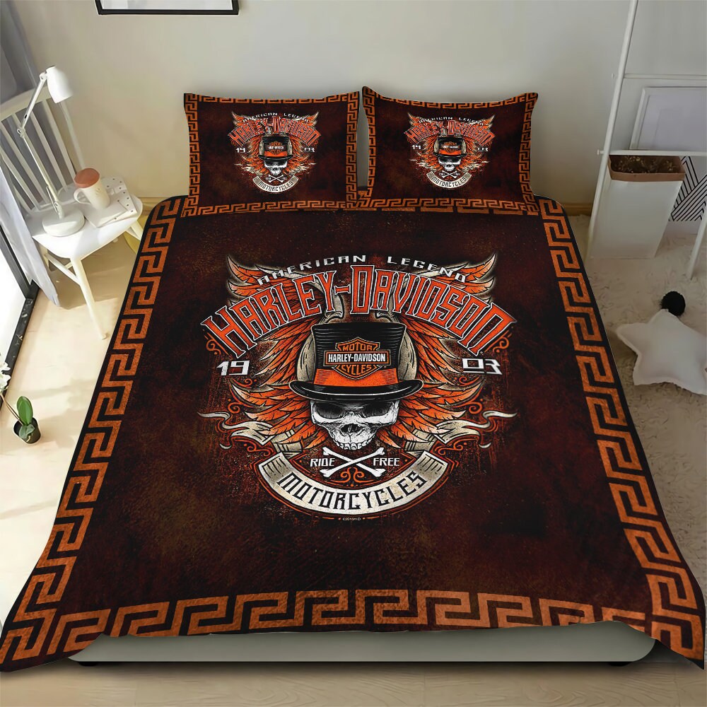 Harley Davidson Motorrad Legende Bettwäsche Set Harley | Etsy