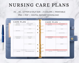 Nursing Care Plans | Care Plan Template | Student Nurse Planner | Nursing Care Package | Care Plan Nursing Student